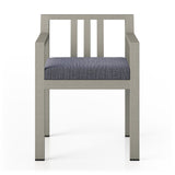 Monterey Outdoor Dining Armchair, Weathered Grey - Kings Fine Art & Decor