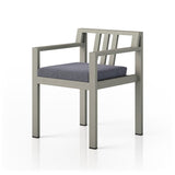 Monterey Outdoor Dining Armchair, Weathered Grey - Kings Fine Art & Decor