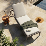 Sherwood Outdoor Chaise, Weathered Grey - Kings Fine Art & Decor