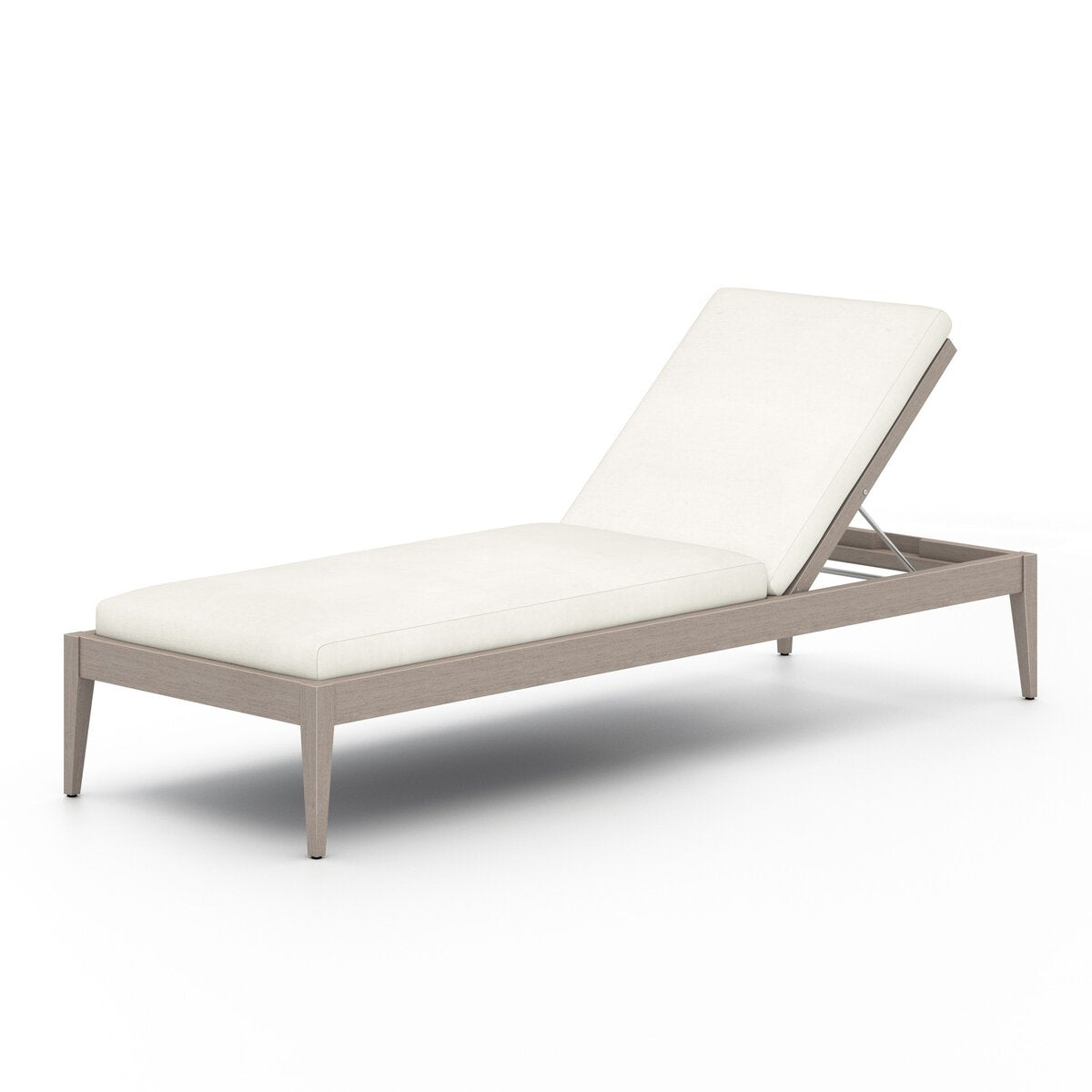 Sherwood Outdoor Chaise, Weathered Grey - Kings Fine Art & Decor