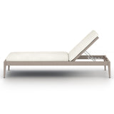 Sherwood Outdoor Chaise, Weathered Grey - Kings Fine Art & Decor