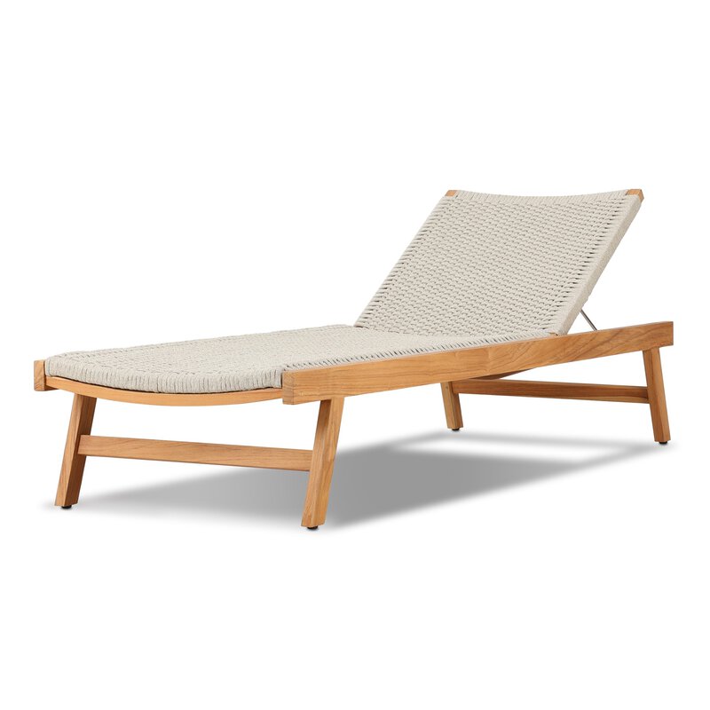 Delano Outdoor Chaise - Kings Fine Art & Decor