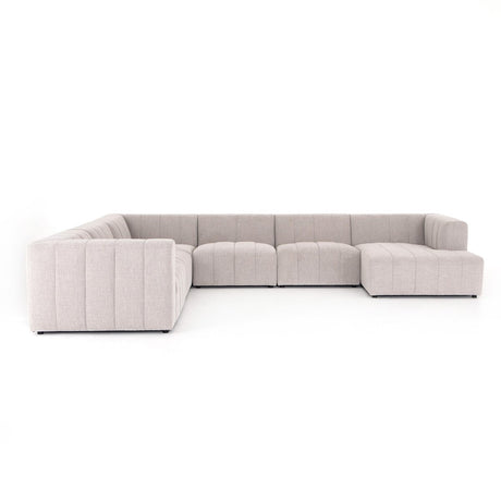Langham Channeled 6-Piece Sectional - Kings Fine Art & Decor