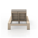 Monterey Outdoor Chaise, Washed Brown - Kings Fine Art & Decor