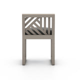 Avalon Outdoor Dining Chair, Weathered Grey - Kings Fine Art & Decor