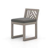 Avalon Outdoor Dining Chair, Weathered Grey - Kings Fine Art & Decor