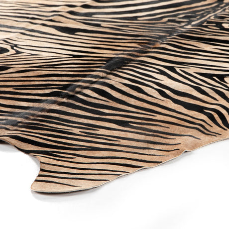Zebra Printed Hide Rug - Kings Fine Art & Decor