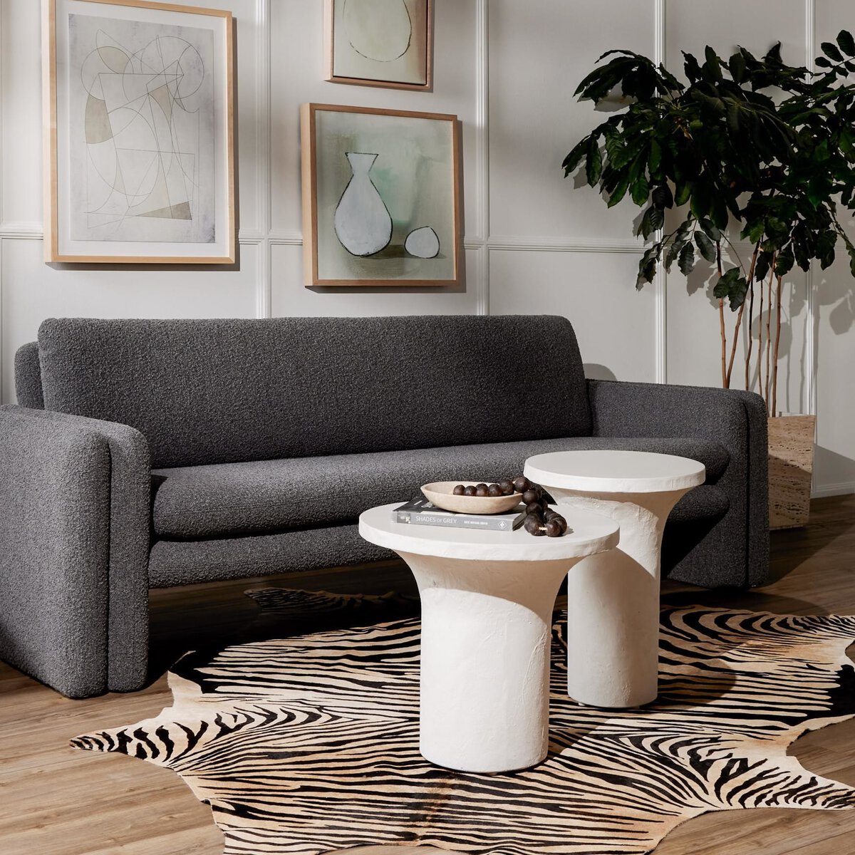 Zebra Printed Hide Rug - Kings Fine Art & Decor