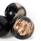 Petrified Wood Balls, Set Of 3 - Kings Fine Art & Decor