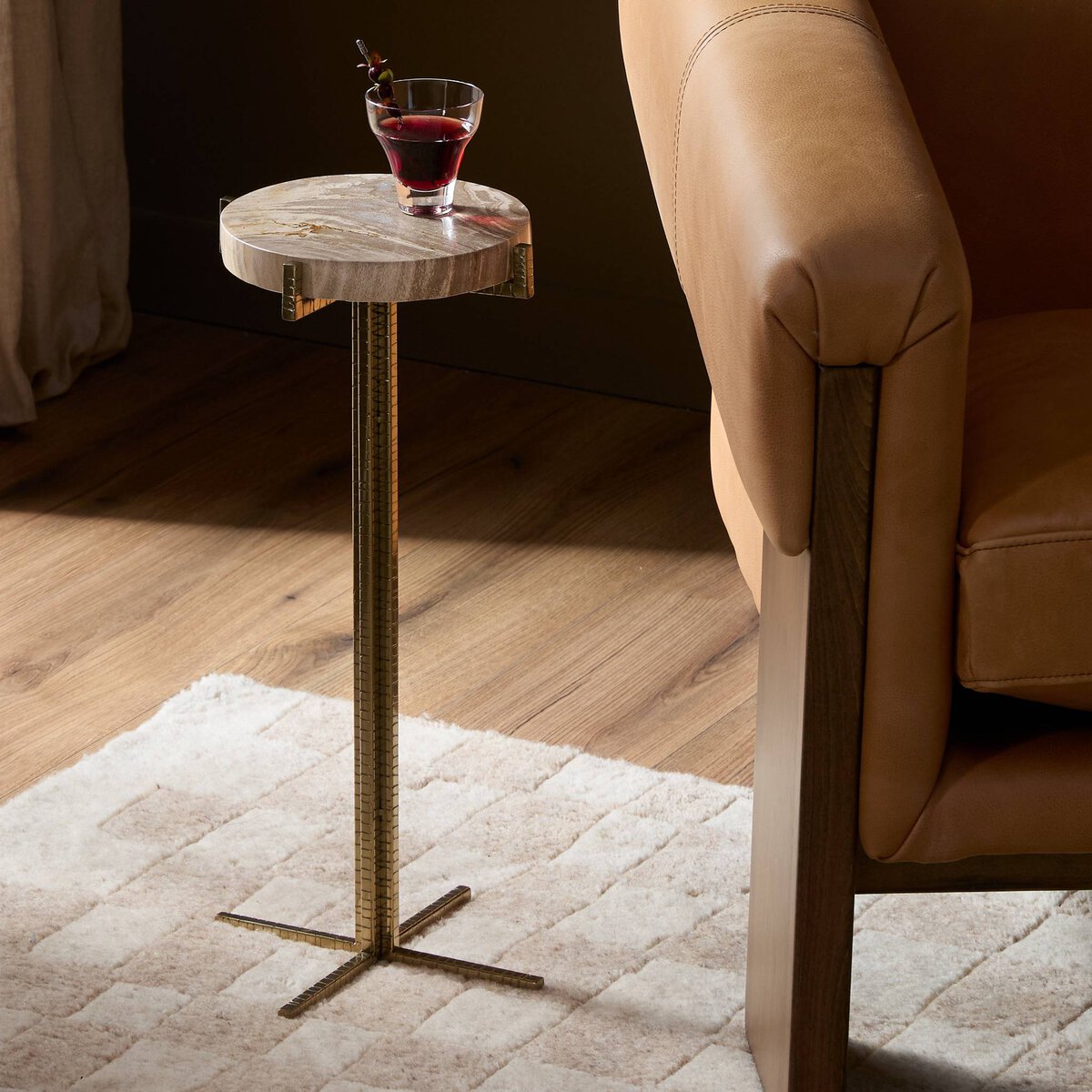Jonty Round End Table - Kings Fine Art & Decor