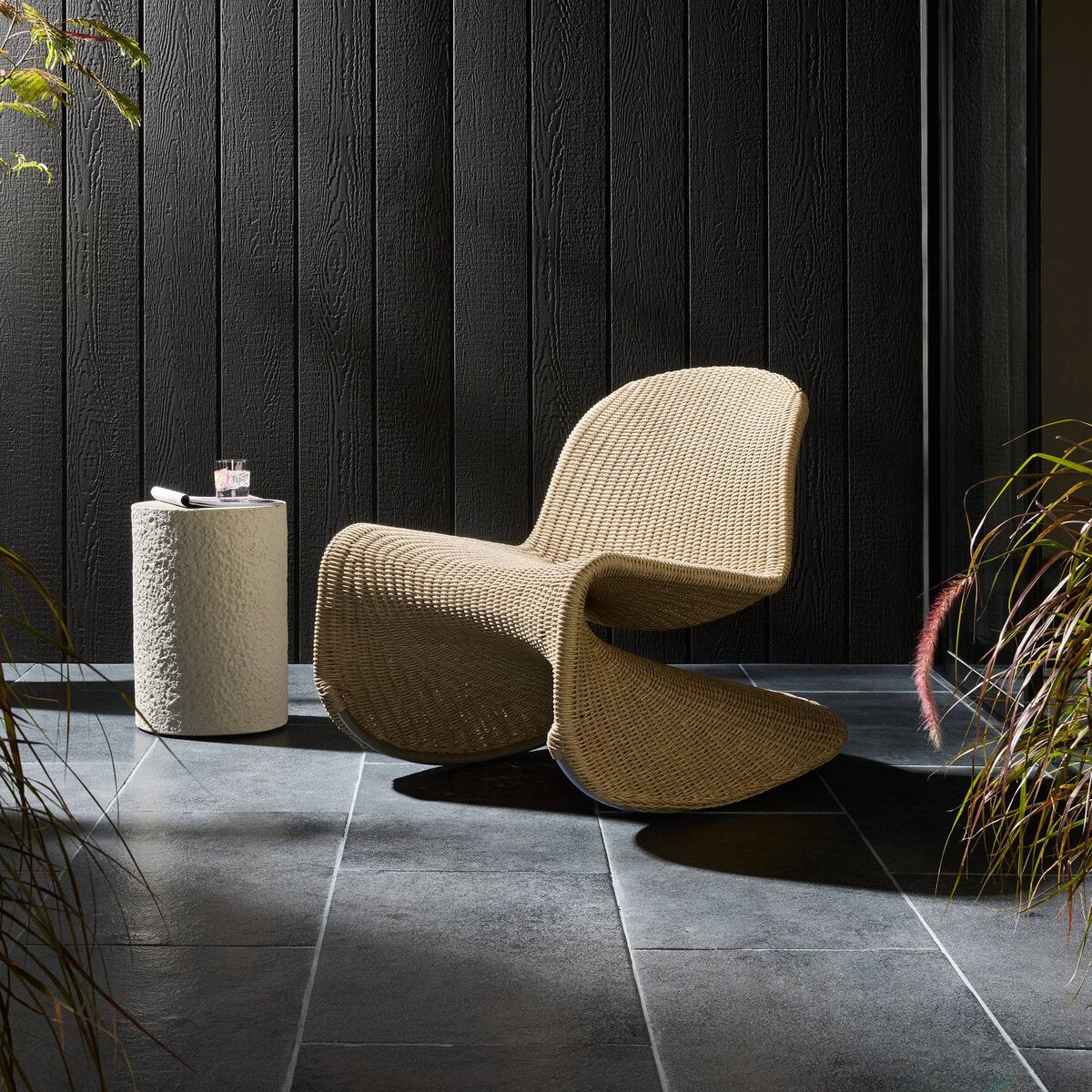 Portia Outdoor Rocking Chair - Kings Fine Art & Decor