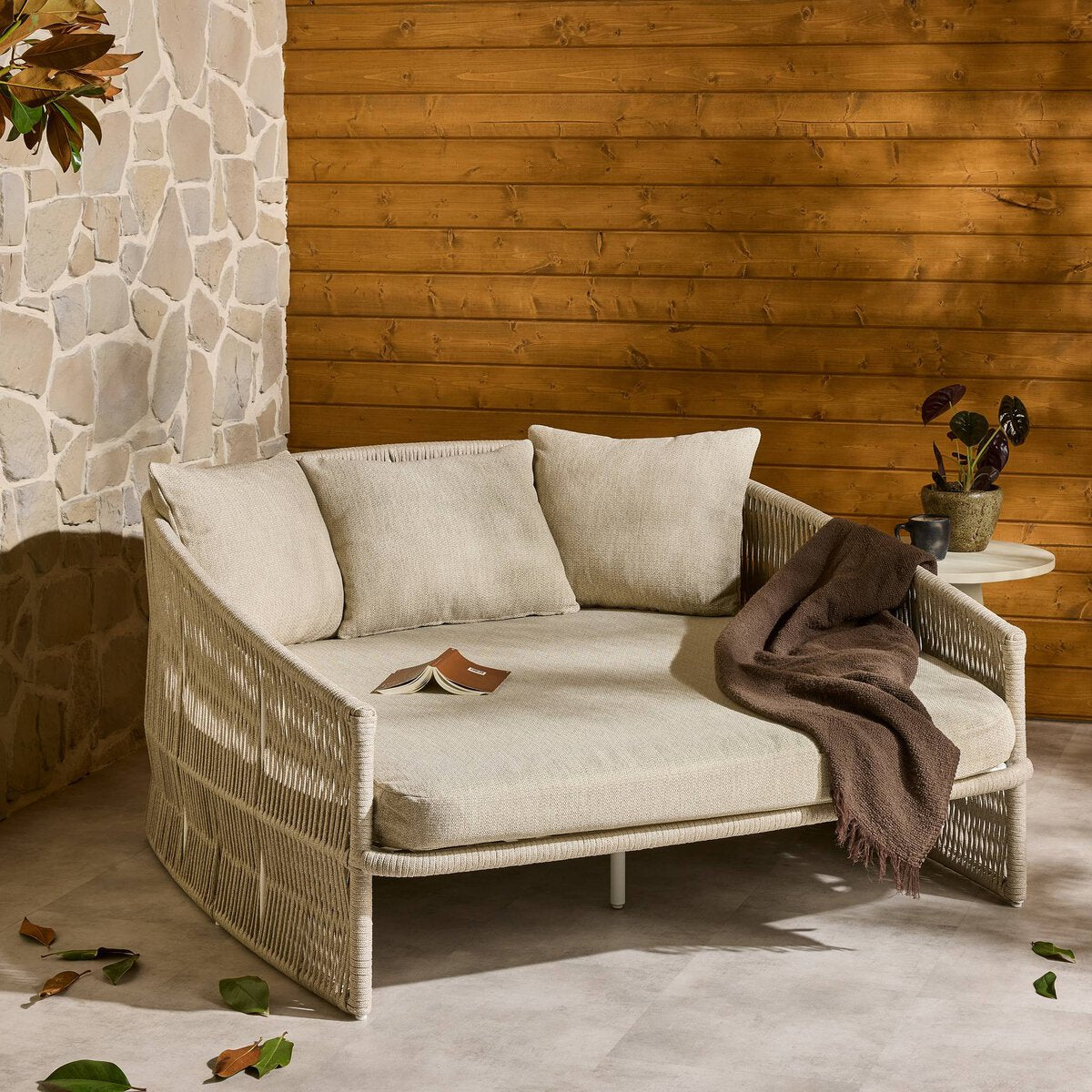 Porto Outdoor Daybed - Kings Fine Art & Decor