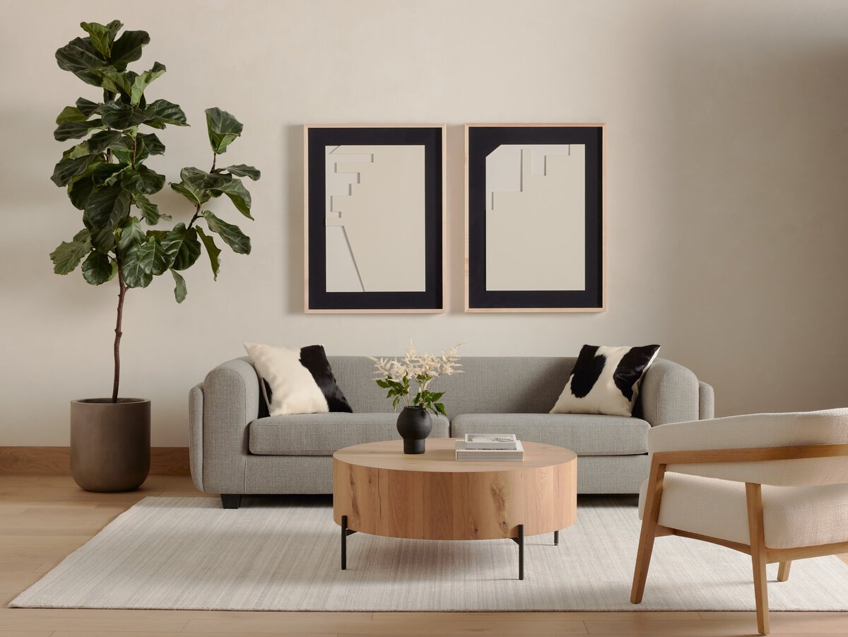 Eaton Drum Coffee Table - Kings Fine Art & Decor