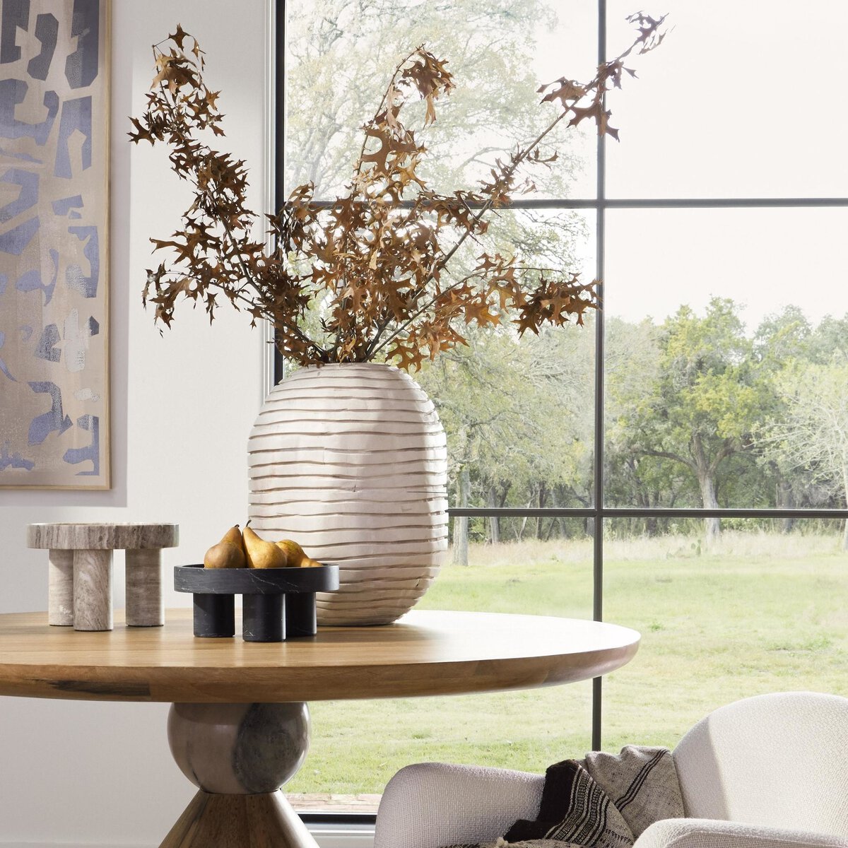 Beto Banded Vase - Kings Fine Art & Decor