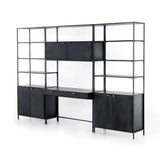 Trey Modular Wall Desk With 2 Bookcases - Kings Fine Art & Decor