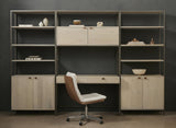 Trey Modular Wall Desk With 2 Bookcases - Kings Fine Art & Decor