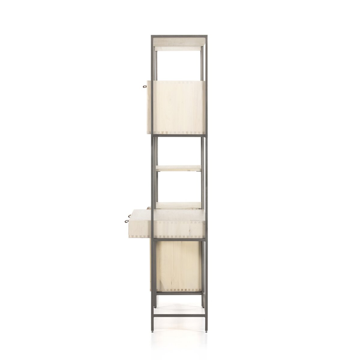 Trey Modular Wall Desk With 1 Bookcase - Kings Fine Art & Decor