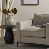 Merla Wood End Table-Tall - Kings Fine Art & Decor