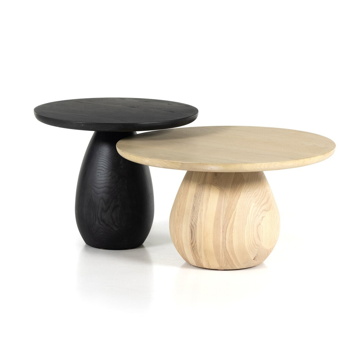 Merla Wood End Table-Tall - Kings Fine Art & Decor