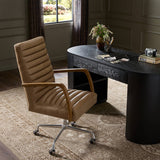 Bryson Channeled Desk Chair - Kings Fine Art & Decor