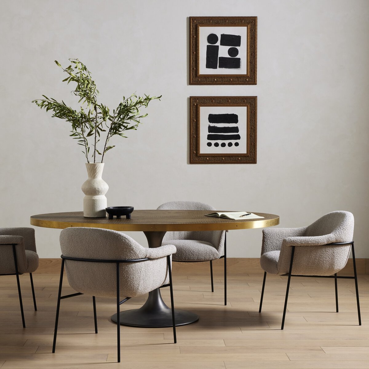 Evans Oval Dining Table - Kings Fine Art & Decor