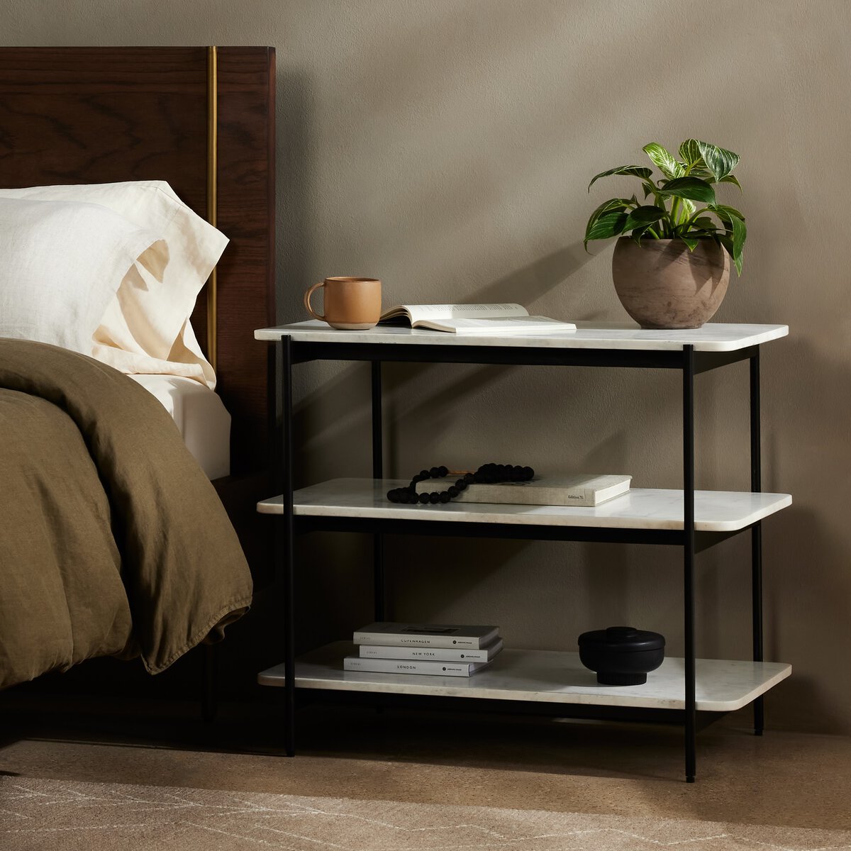 Jasper Nightstand - Kings Fine Art & Decor