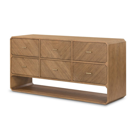 Caspian 6 Drawer Dresser - Kings Fine Art & Decor