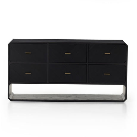 Caspian 6 Drawer Dresser - Kings Fine Art & Decor