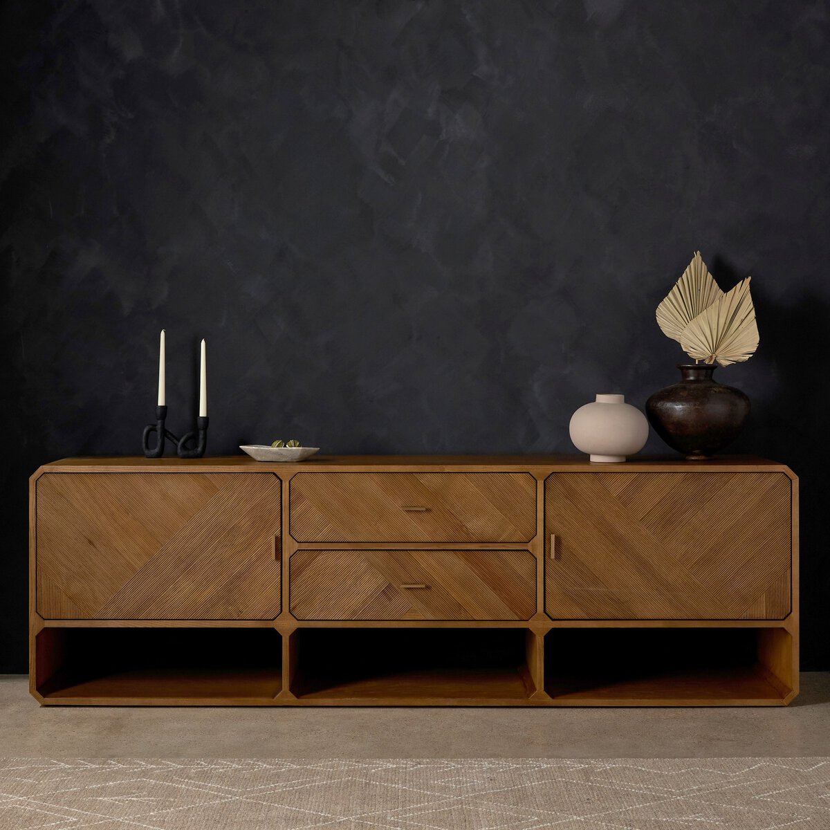 Caspian Media Console - Kings Fine Art & Decor