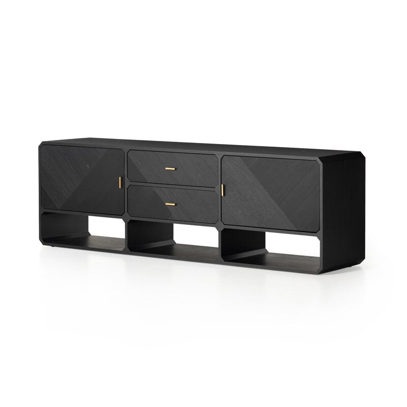 Caspian Media Console - Kings Fine Art & Decor
