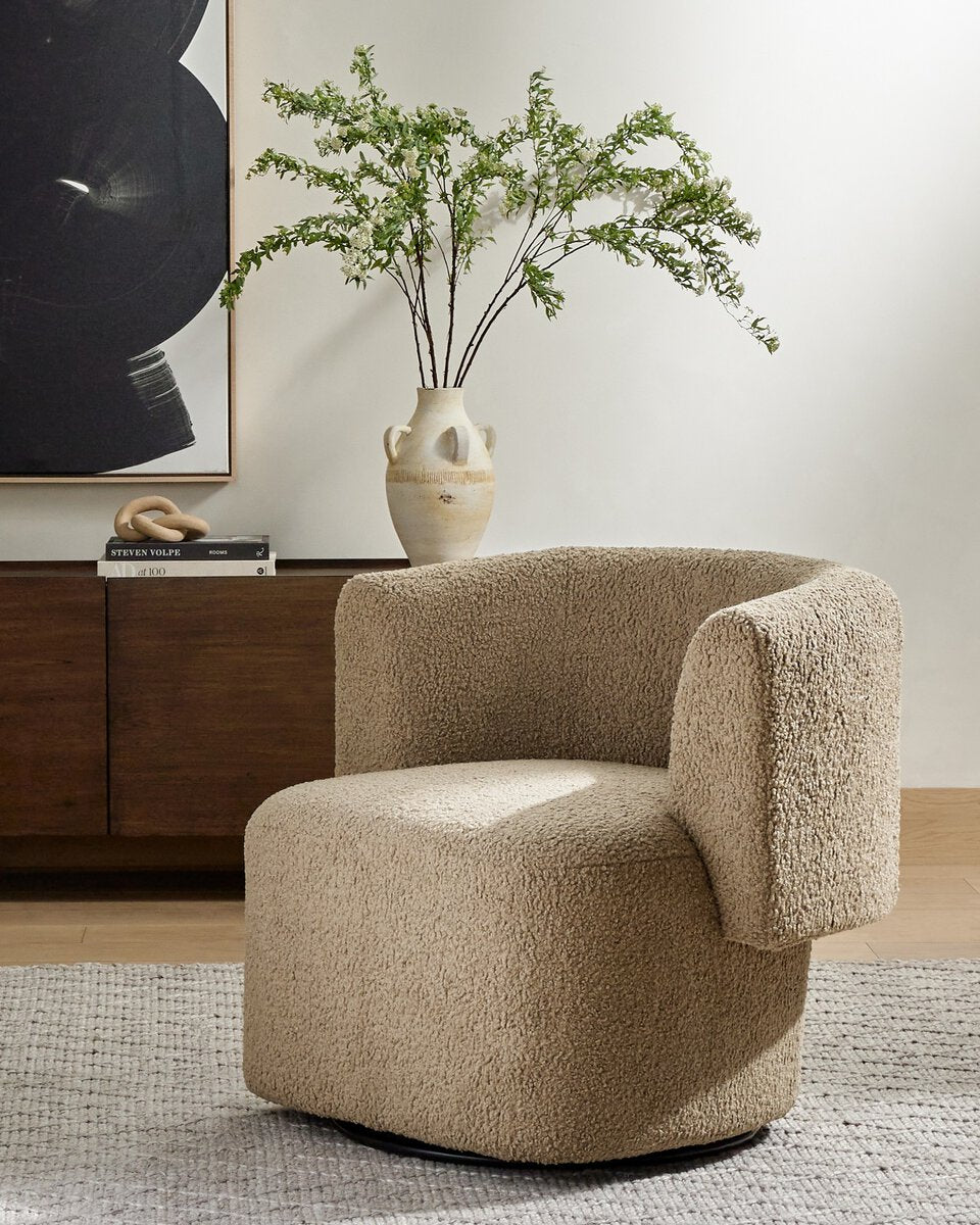 Tybalt Swivel Chair - Kings Fine Art & Decor