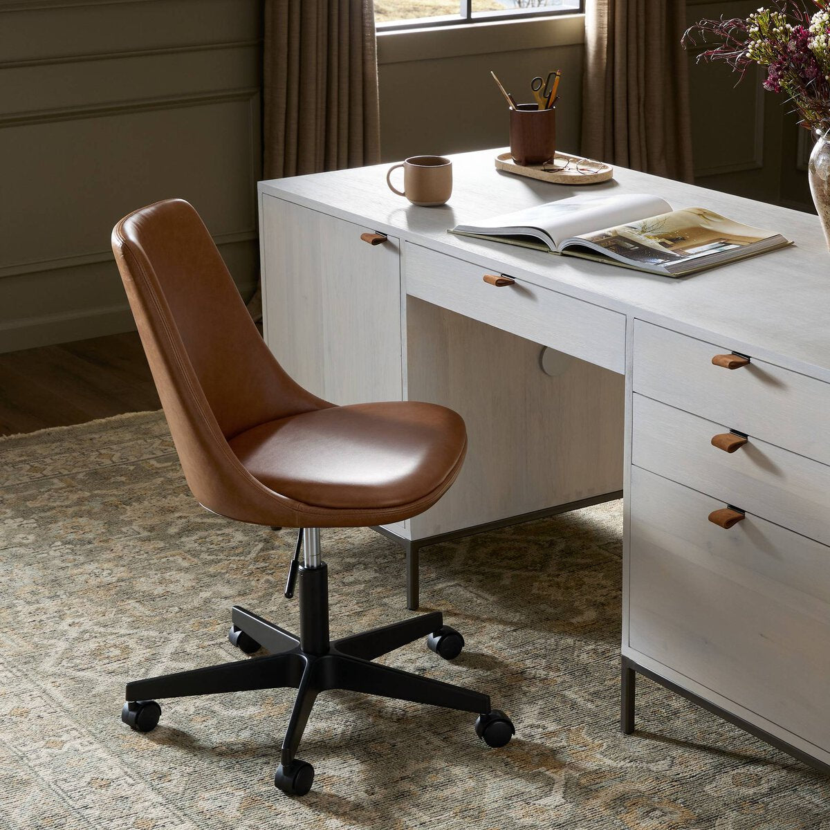Lyka Desk Chair - Kings Fine Art & Decor
