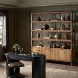Reza Wide Bookcase - Kings Fine Art & Decor
