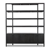 Reza Wide Bookcase - Kings Fine Art & Decor