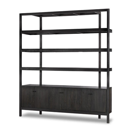 Reza Wide Bookcase - Kings Fine Art & Decor