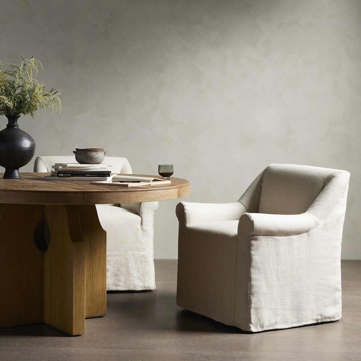 Bridges Slipcover Dining Armchair - Kings Fine Art & Decor