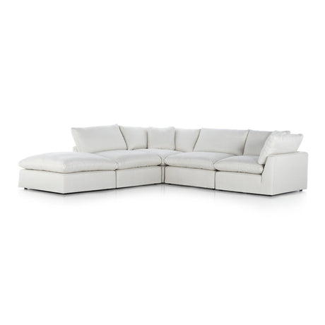 Stevie 4-Piece Sectional W/ Ottoman - Kings Fine Art & Decor
