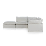 Stevie 4-Piece Sectional W/ Ottoman - Kings Fine Art & Decor