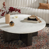 Terrell Round Coffee Table - Kings Fine Art & Decor
