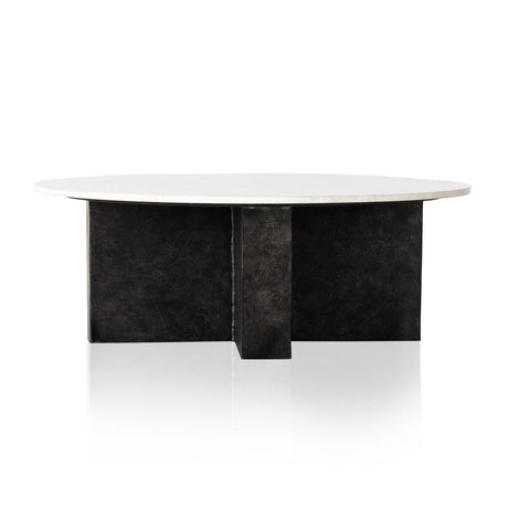 Terrell Round Coffee Table - Kings Fine Art & Decor