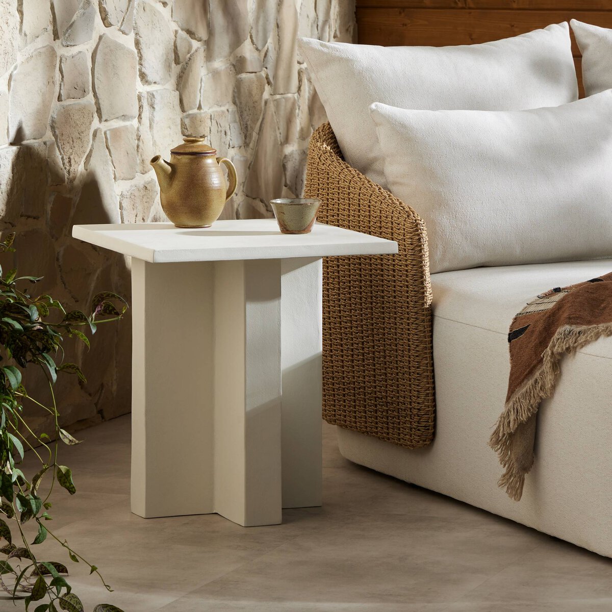 Terrell Outdoor End Table - Kings Fine Art & Decor