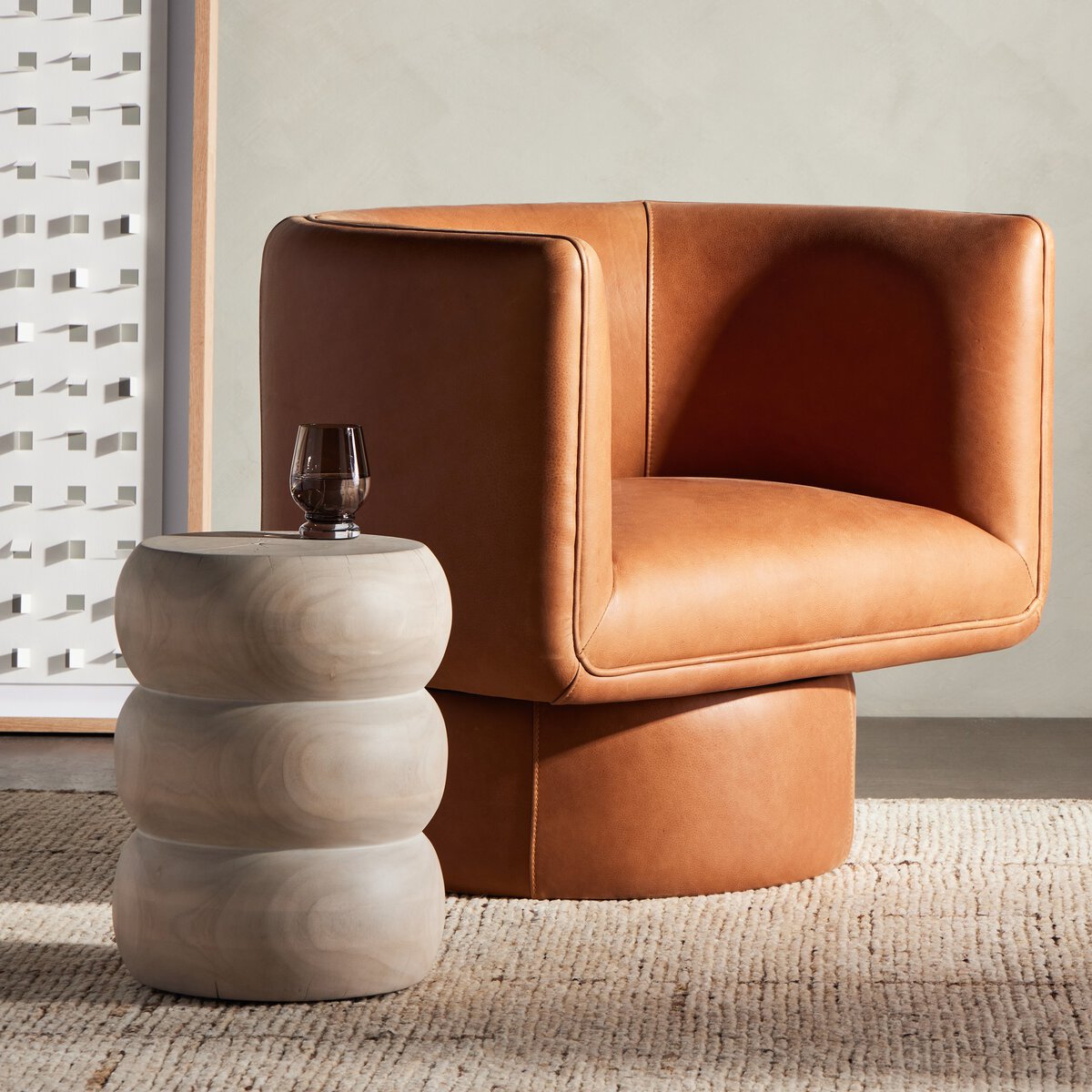 Pagoda End Table - Kings Fine Art & Decor