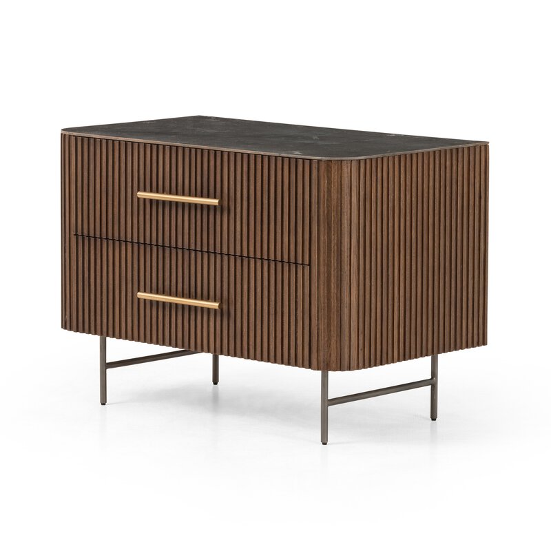 Fletcher Large Nightstand - Kings Fine Art & Decor