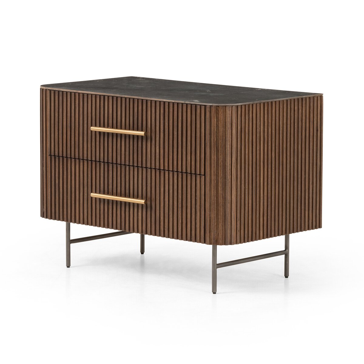 Fletcher Large Nightstand - Kings Fine Art & Decor