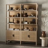 Caprice Wide Bookshelf - Kings Fine Art & Decor