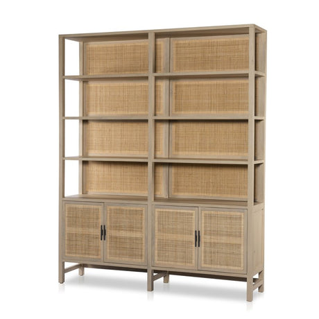 Caprice Wide Bookshelf - Kings Fine Art & Decor