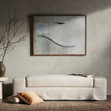 Wide Arm Slipcover Accent Bench - Kings Fine Art & Decor