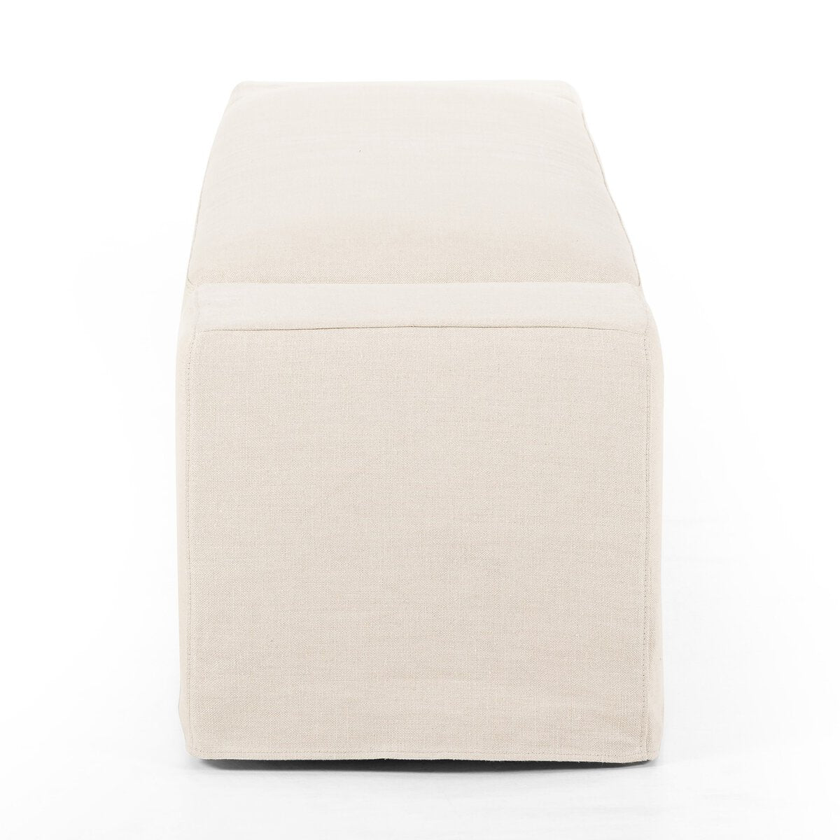 Wide Arm Slipcover Accent Bench - Kings Fine Art & Decor
