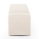 Wide Arm Slipcover Accent Bench - Kings Fine Art & Decor