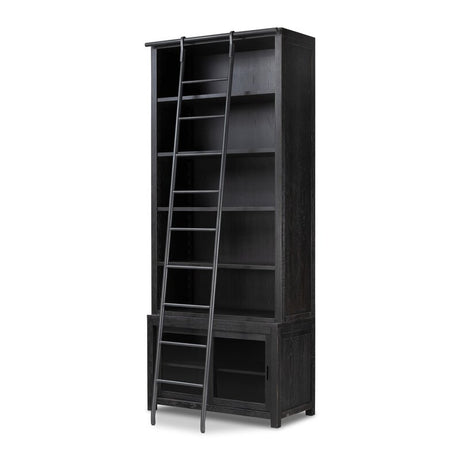 Admont Bookcase And Ladder - Kings Fine Art & Decor